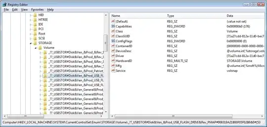 Screenshot regedit external disks