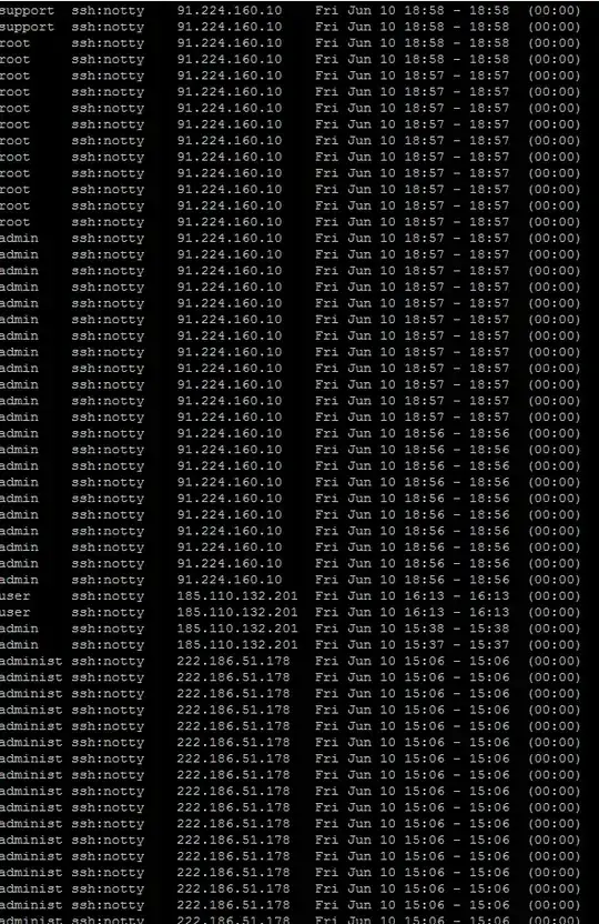 lastb server command screenshot