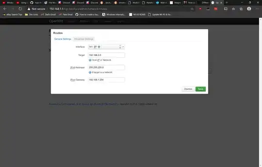 Archer C7 static route settings