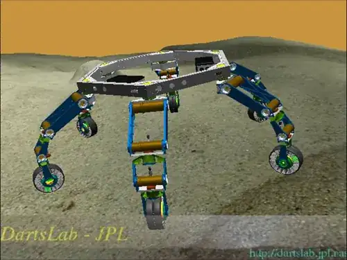 ATHLETE robotic rover design