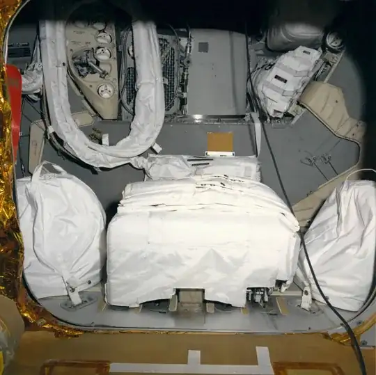 View through hatch - center