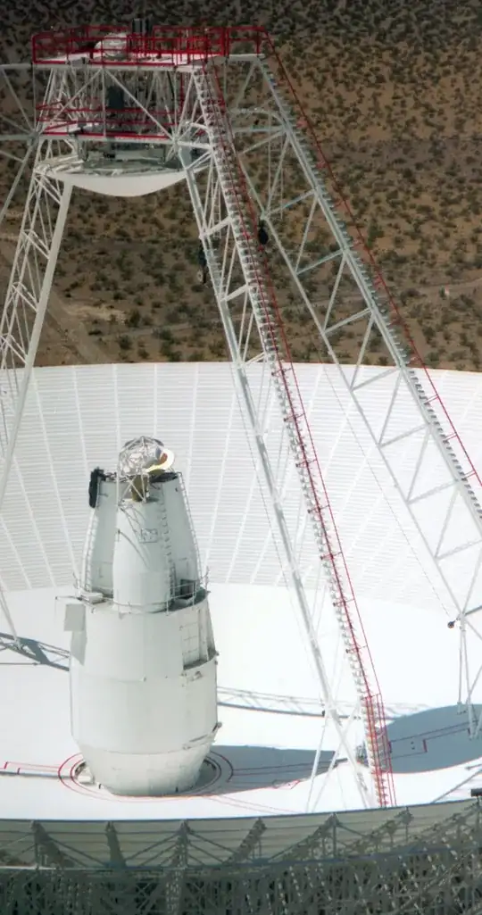Goldstone 70 meter dish closeup