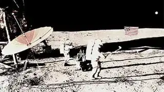 Alan Shephard golfing on the Moon