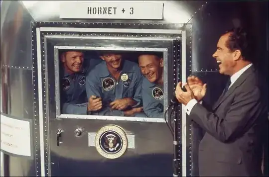 Apollo 11 astronauts in quarantine