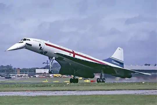 Concorde landing