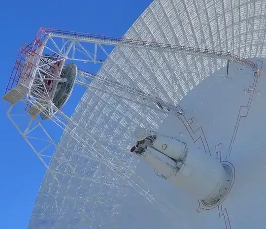 Goldstone 70m dish side view