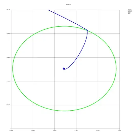 Simulation Earth and Moon from Earthh POV