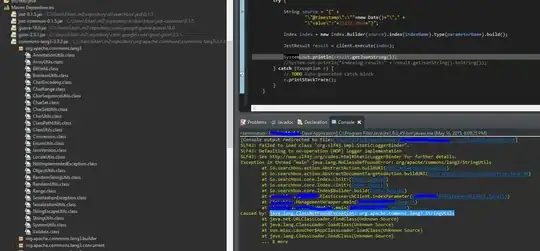 screenshot with error