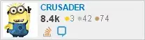 profile for CRUSADER on Stack Exchange, a network of free, community-driven Q&A sites