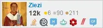 profile for Ziezi on Stack Exchange, a network of free, community-driven Q&A sites