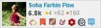 profile for Soha Farhin Pine on Stack Exchange, a network of free, community-driven Q&A sites