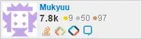 profile for Mukyuu on Stack Exchange, a network of free, community-driven Q&A sites