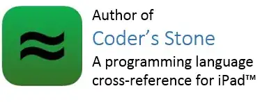 Coder's Stone, A programming language cross-reference