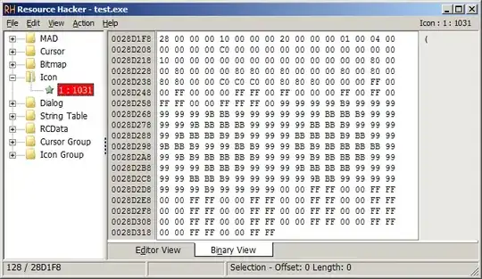 Resource Hacker: icon payload