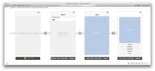 Xcode screenshot