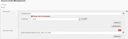configuring git hash in scm step