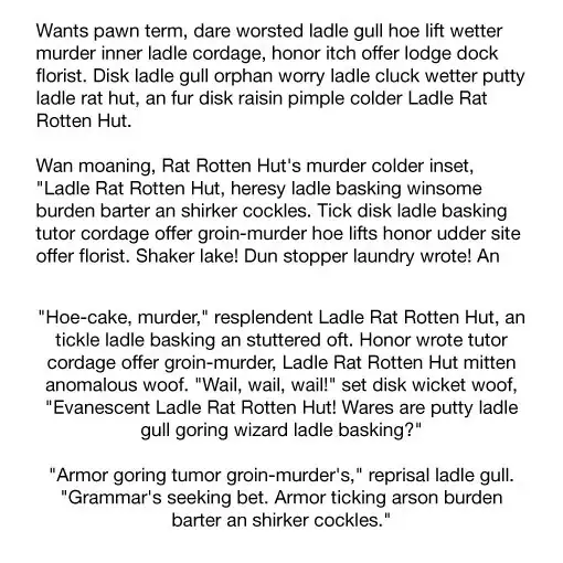 See how the first two paragraphs differ from the other two?