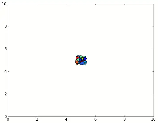 Brownian walk animation