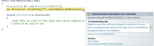 Button - wrong arrow size, correct background color