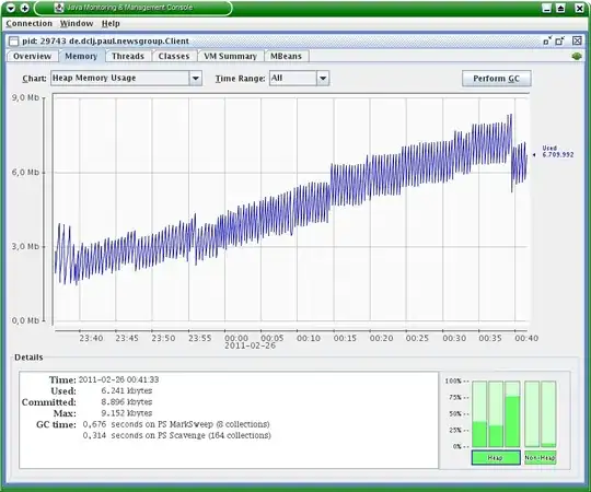 App run error message