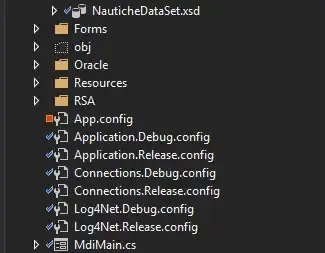 DataSet.xsd and .config files