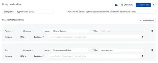 completion handler's interface