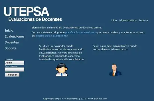 Example with the correct spacing