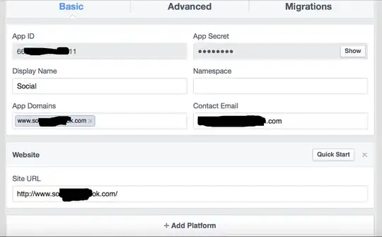 basic settings for app
