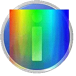 8bpp alpha gradient drawn on icon with ordered dithering