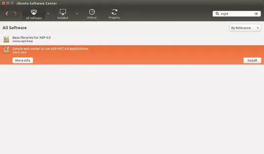 mono-xsp4 in Ubuntu software center