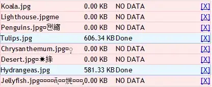 plot with androidplot showing 4 series and a legend