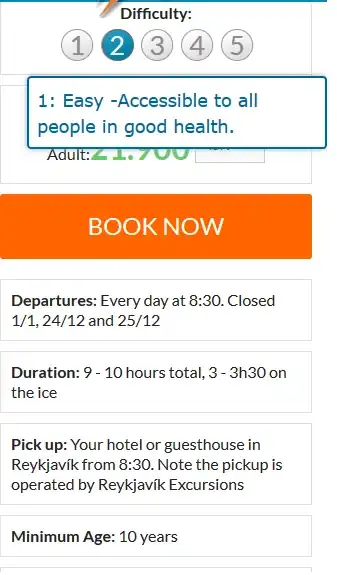 Old static version on the plot