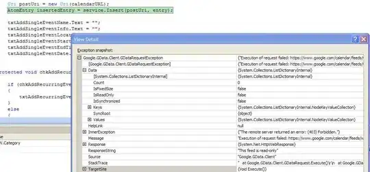 Inside of My CSV file