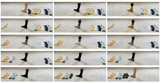 1-sorting socks: using just a single foot