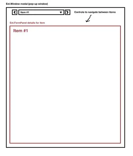 the client console logs this