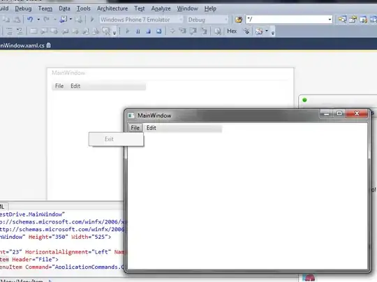 plot with legend separated