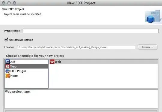 Initial Lists view from slider menu