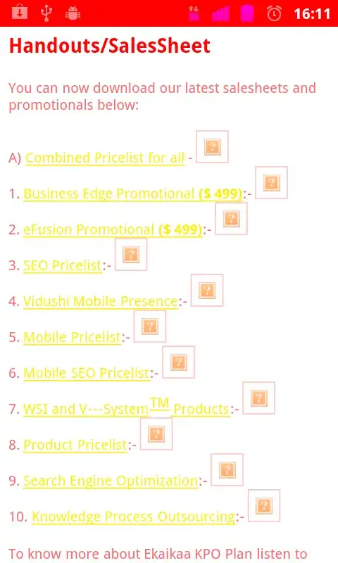 output directory with unwanted additional files