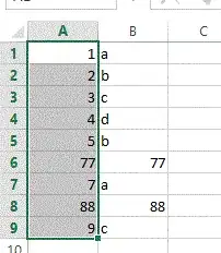 3D scatter plot with colormap