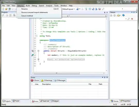 write env in the search bar