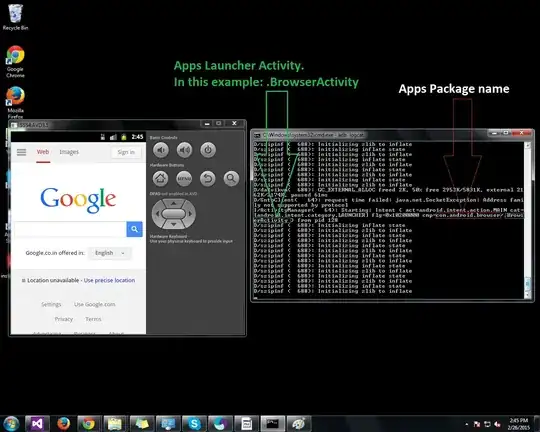 Screen Shot of my Developer/Inspect Window in Chrome
