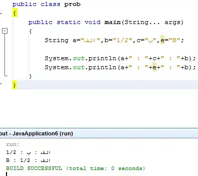 Screen Shoot of strange java String behavior