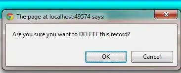 Screenshot for error