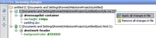 CSS-X-Fire window inside the IDE.