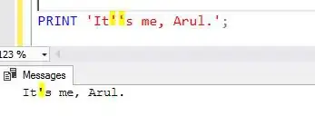 Doubling the Single Quotes Method