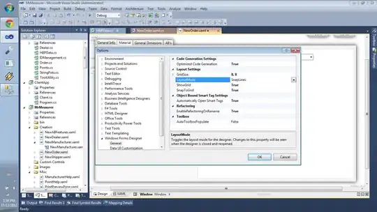 Ui does not fit on screen like preview