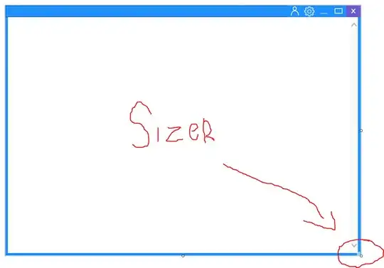 screenshot of Sizer