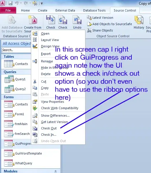 Screenshot of the console