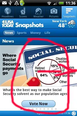 the table will scroll over the whole screen, but starts out partially covered