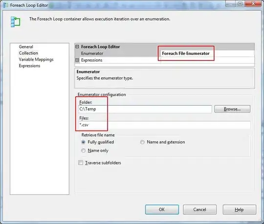 Tool Chain Editor settings